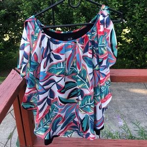 Women’s tank top with overlay